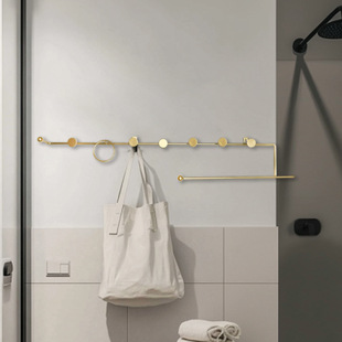 Modern Simple Home Creative Wall Coat Rack Home Living Room Entrance Hanger Hanger Door Wall Hanging Door