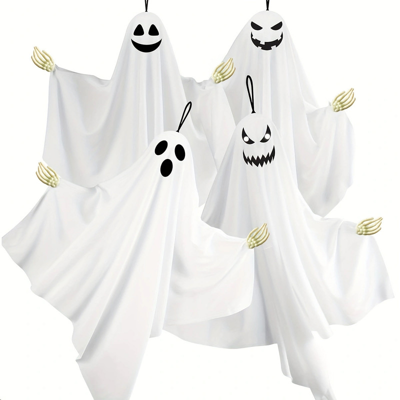 光らない新しいハロウィンハンドゴースト小飛行ゴーストホラーかわいい表現シークレットルームバーシーンレイアウト|undefined