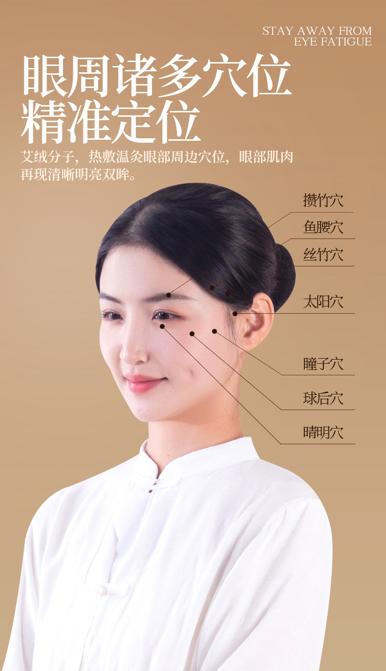 Eye Moxibustion Device Silicone Eye Moxa Box with Aged Moxa Sticks for Home Warm Eye Care key features