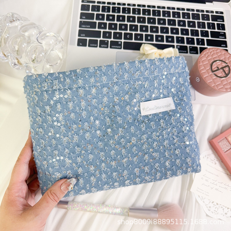 스팽글 데님-대형