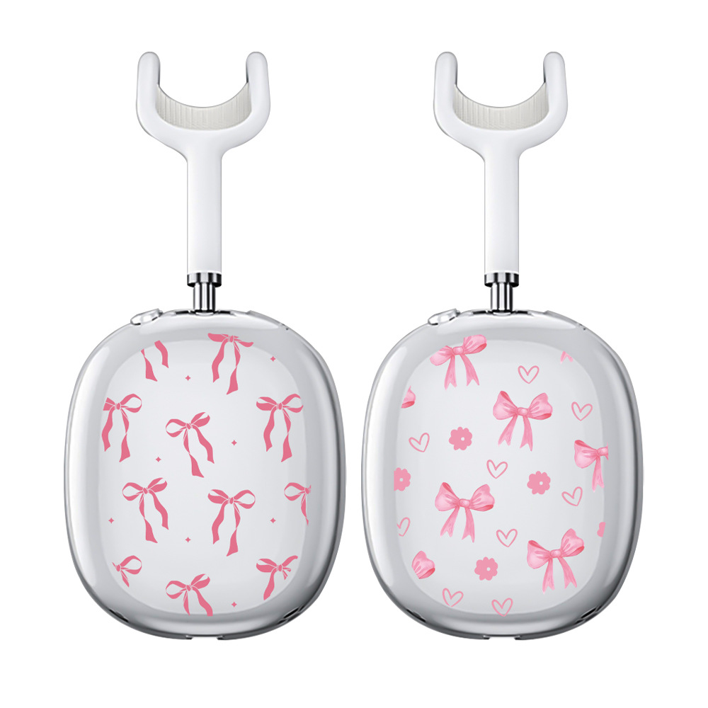 50g Weight iPhone Applicable Brands Headset Protective Sleeve Classification tpu Material Cherry, Bow Knot Pattern Cute Style Tpu Cherry Bow Knot Cute Headset Protective Sleeve Phone Accessories 2