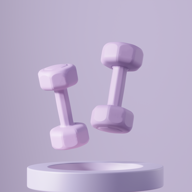 Children's dumbbells for gym for training
