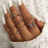 Ring, design set, jewelry with pigtail, European style, trend of season, wholesale