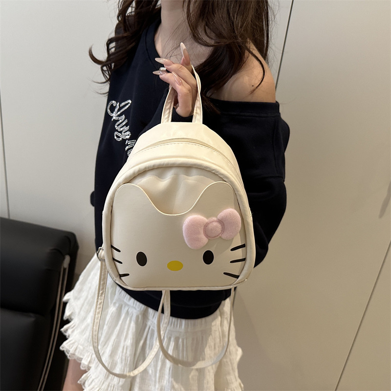 Wholesale Cute Cat Backpack Women's New Fashionable Commuting Backpack Korean Version Cartoon Student School Bag Wholesale Cute Cat Backpack Women's New Fashionable Commuting Backpack Korean Version Cartoon Student School Bag