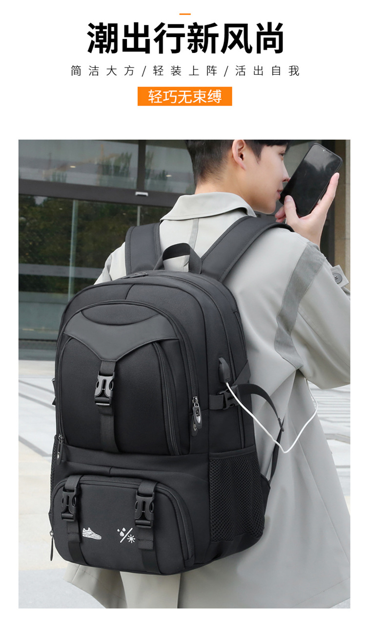 Backpacks, men's backpacks, large-capacity luggage bags, women's schoolbags, outdoor mountain climbing, travel, business trips, business computer bags details Picture