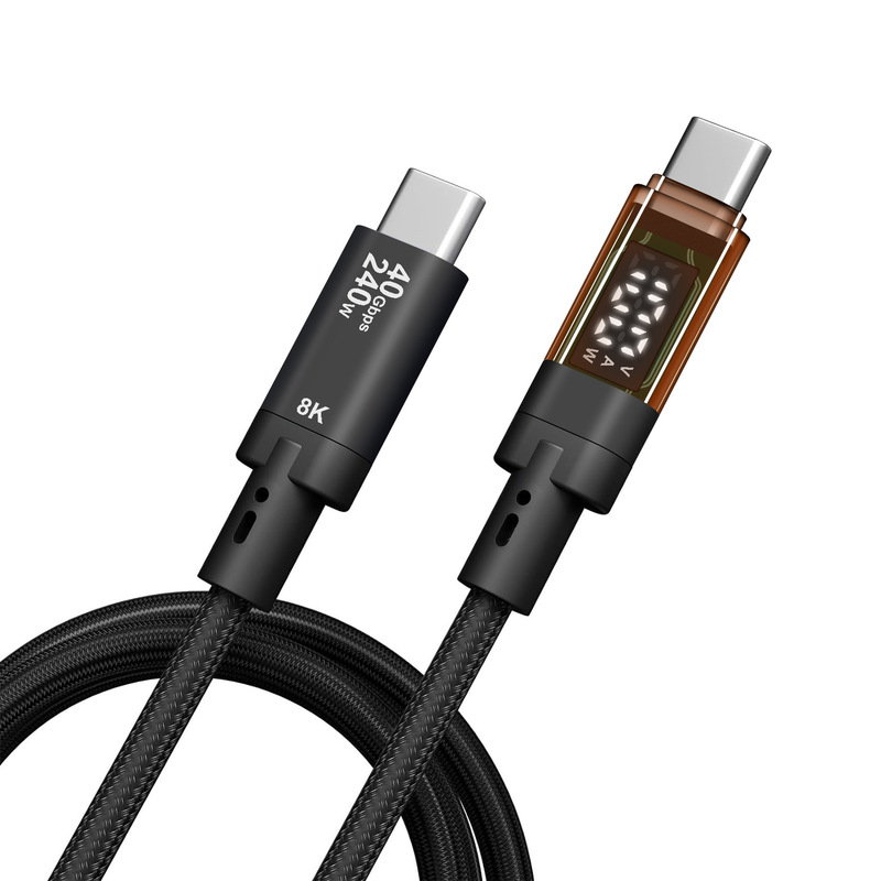 USB4 data line 40Gbps transmission TypeC dual head 8K @ 60HZ screen line PD240W digital display fast charging line
