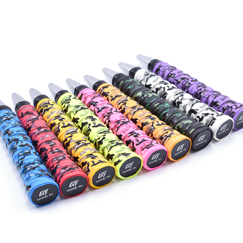 Keel Printed Mesh Grip Tape Sweat Absorbing Anti Slip Badminton Racket Fishing Rod Handle Wrap Sports Outdoor_voghion.com