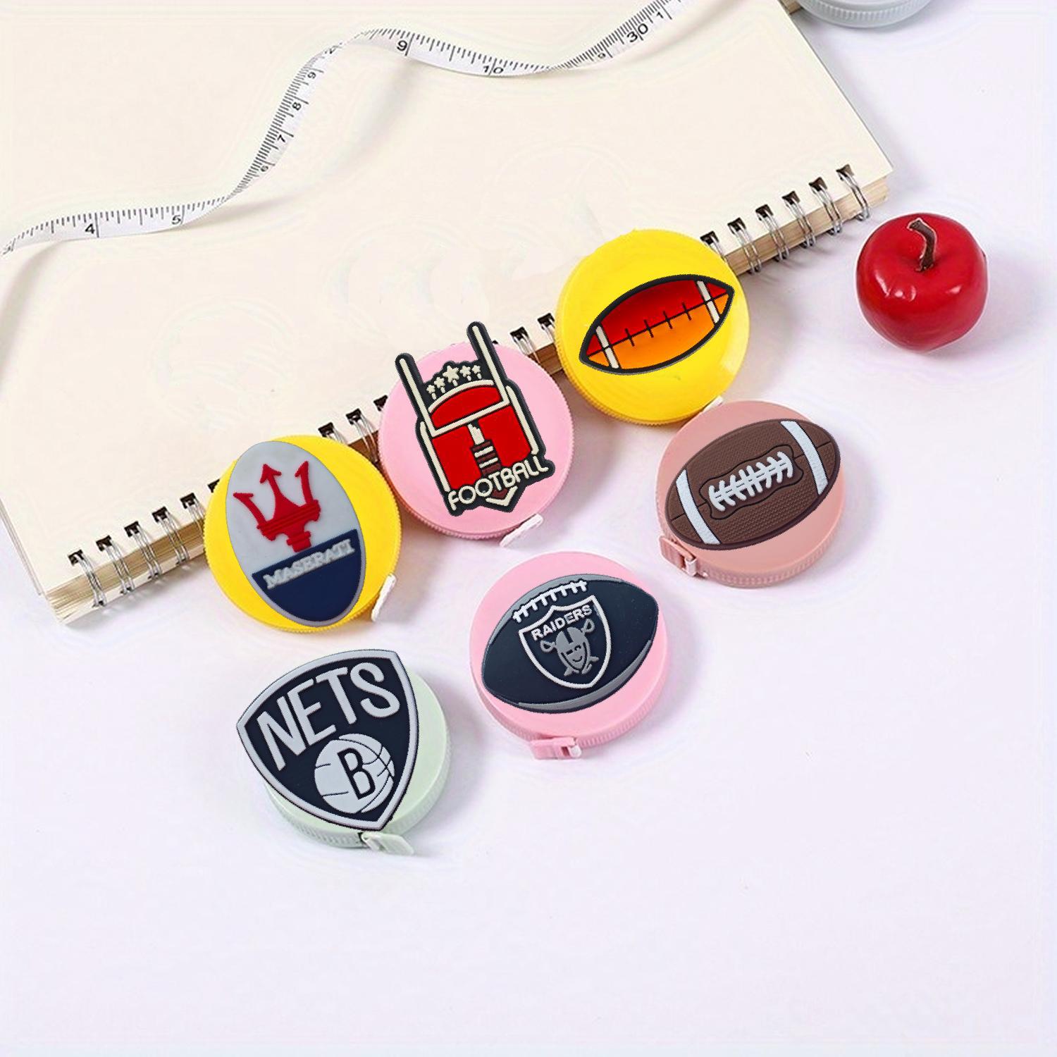 北欧风橄榄球自动伸缩型软尺敦煌家用便携皮尺卷尺可爱迷你小软尺