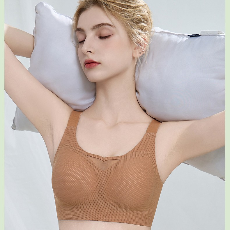 M-6XL de gran tamaño, los senos grandes son pequeños y poderosos, no se caen ~ BC Universal sin anillo de acero, copa delgada lateral, talla grande