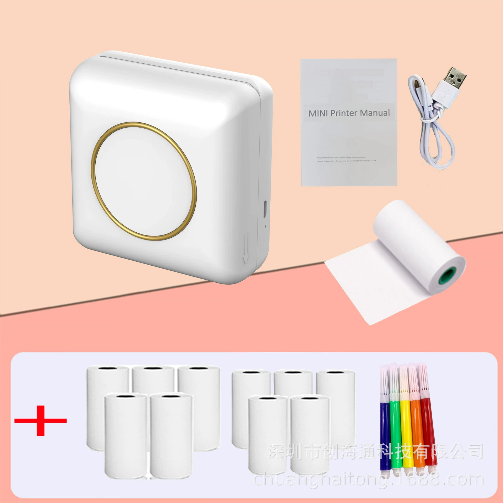 (Cross-border trading), pocket small printer, bluetooth