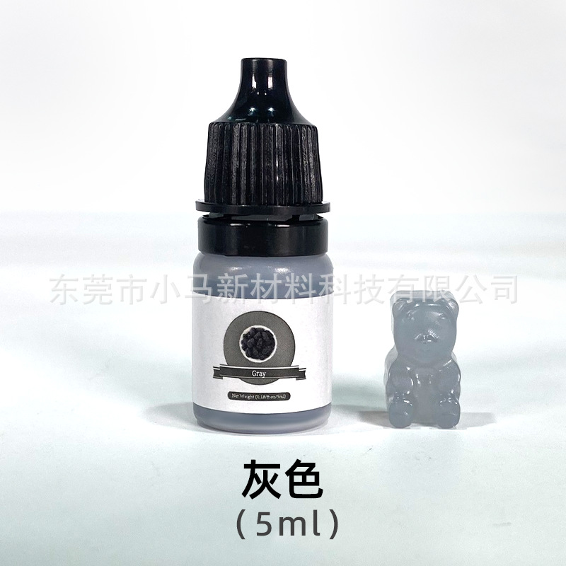 Pigmento Líquido para Resina Epoxi 24 Colores 5ml para Colorear Artesanías y Pegamento UV
