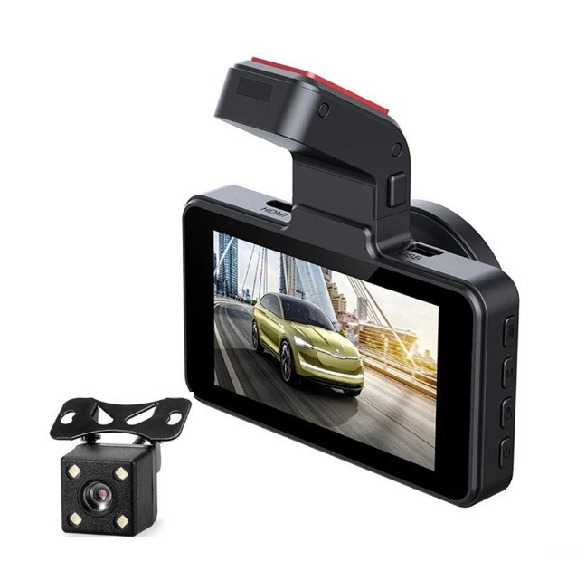 Driving Recorder Hd Wire-Free Front and Rear Dual Recording App Reversing Image 1440P Parking Car Smart Car Interior
