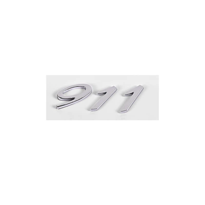 Car logo | Applicable Porsche Taycan - bright-silver-911-split