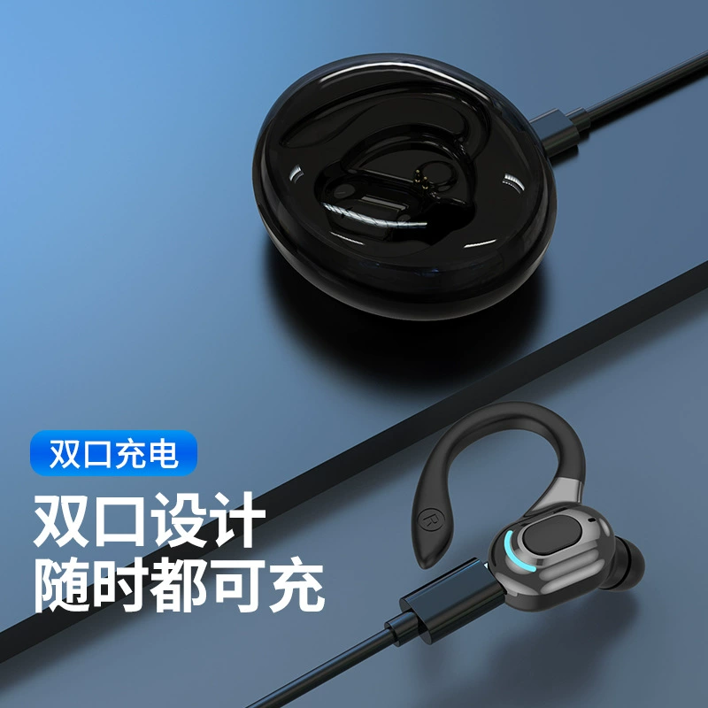 Новая Bluetooth-гарнитура 5.2, стерео спортивные наушники-вкладыши с подвесом за ухо, ранний бас, водозащита
