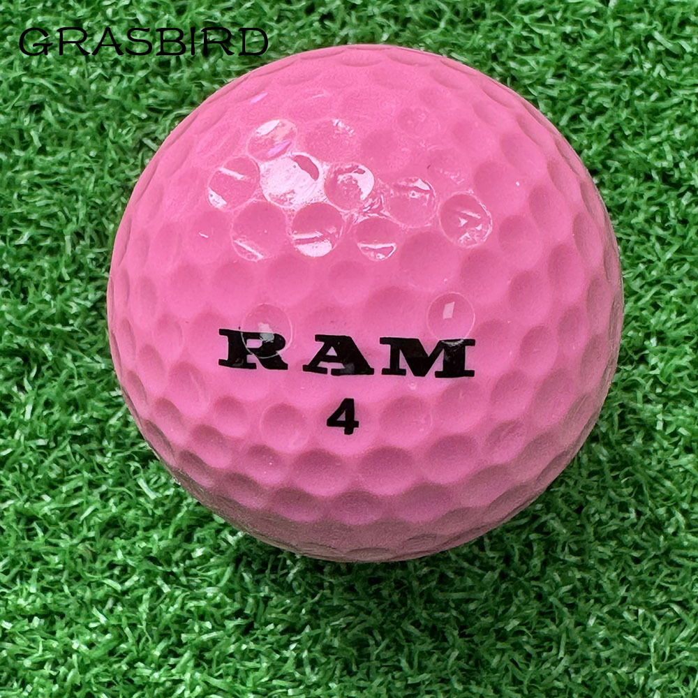 专业高尔夫球厂家批发彩色高尔夫远距离飞行球2层沙林比赛球