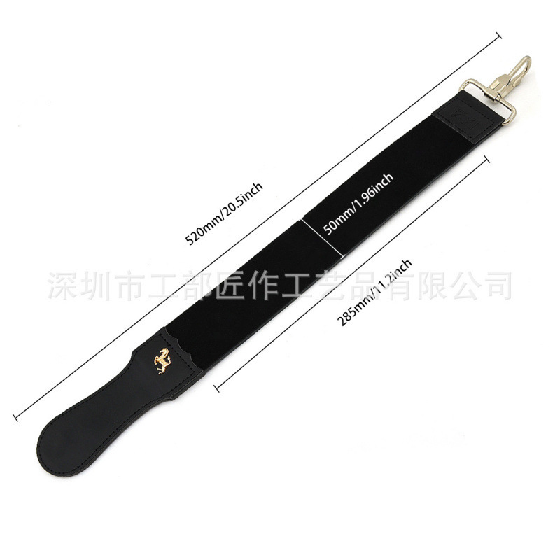 Directly Supplied from the Manufacturer: Metal Ring Double-Layer Sharpening Cloth, Canvas Sharpening Cloth, Sharpening Belt for Straight Razors, Special Razor Sharpening Belt