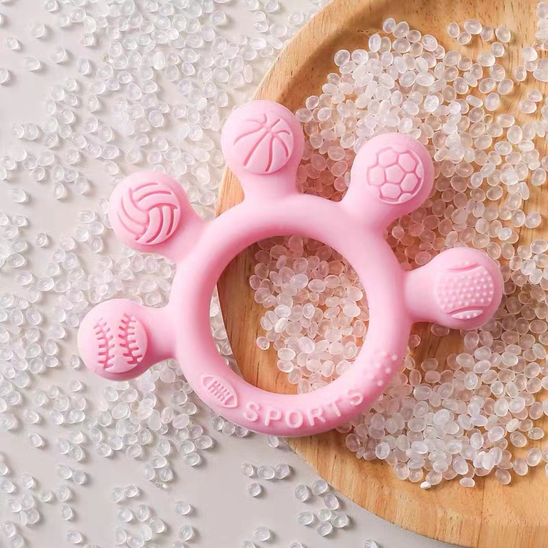 Dientes de silicona de grado alimenticio para bebés durante el período de apetito para molar dientes de silicona para evitar comer juguetes de goma de mordida tranquilizadores