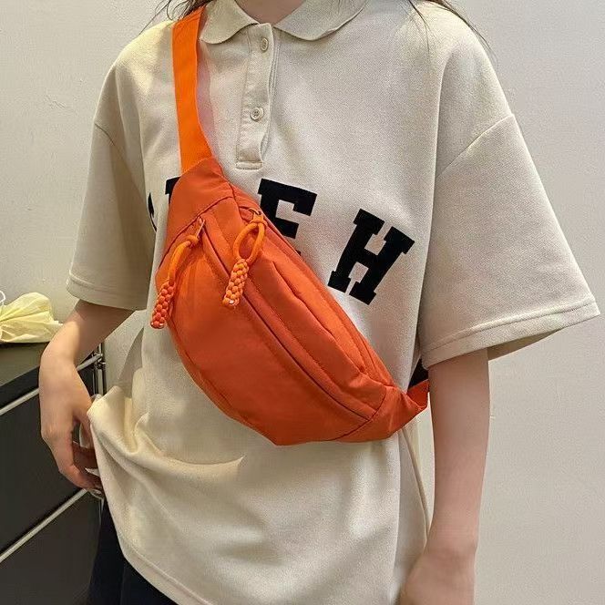 Chest Bag Large Capacity 2025 New High-End Simple Women's Crossbody Bag Autumn and Winter Design Shoulder Bag Waterproof Fashion