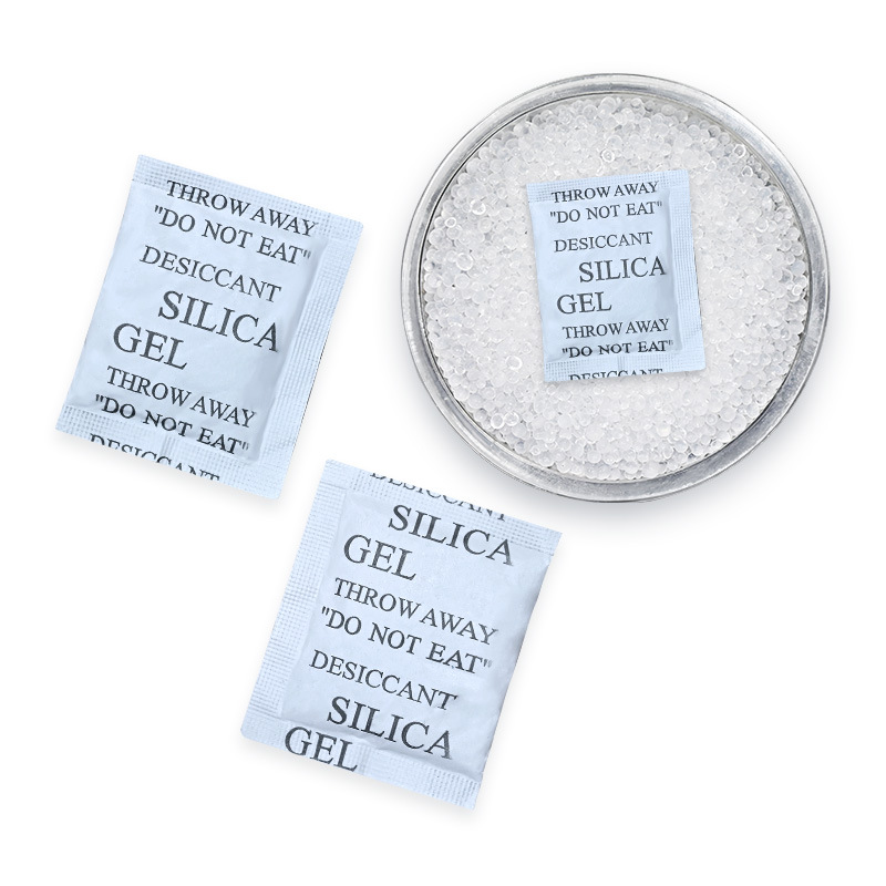 5 gramos de paquete pequeño desecante de silicona ropa interior accesorios perlas a prueba de humedad cumplen con los estándares de protección ambiental ROSH prueba SGS