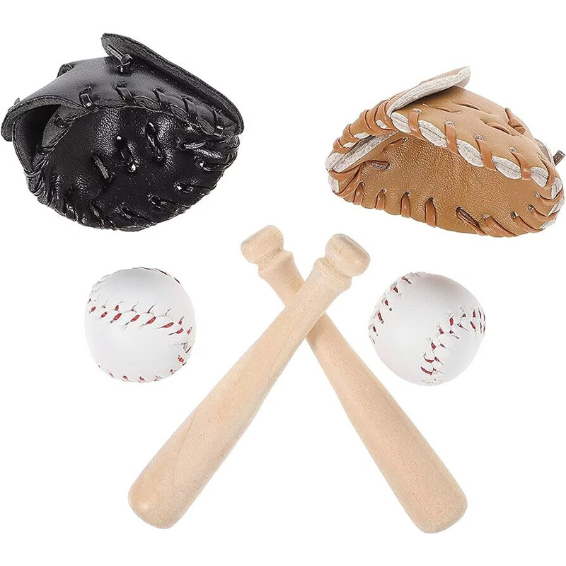 Temu Amazon popular béisbol llavero colgante mini Softball guantes llavero Deportes Béisbol Softball