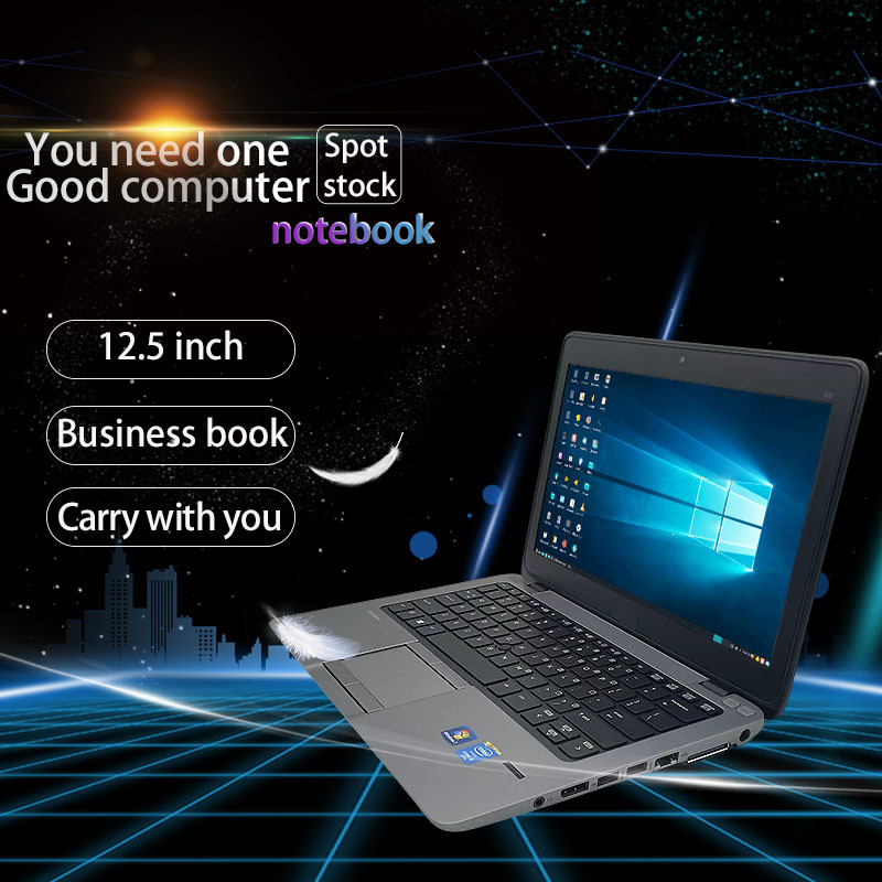 Laptop used 12-inch thin office business...