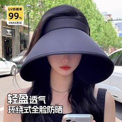 女性用夏の日焼け止め帽子、ビニールUV保護、折りたたみ式中空トップサンハット、顔を覆う大きなつばのサンハット
