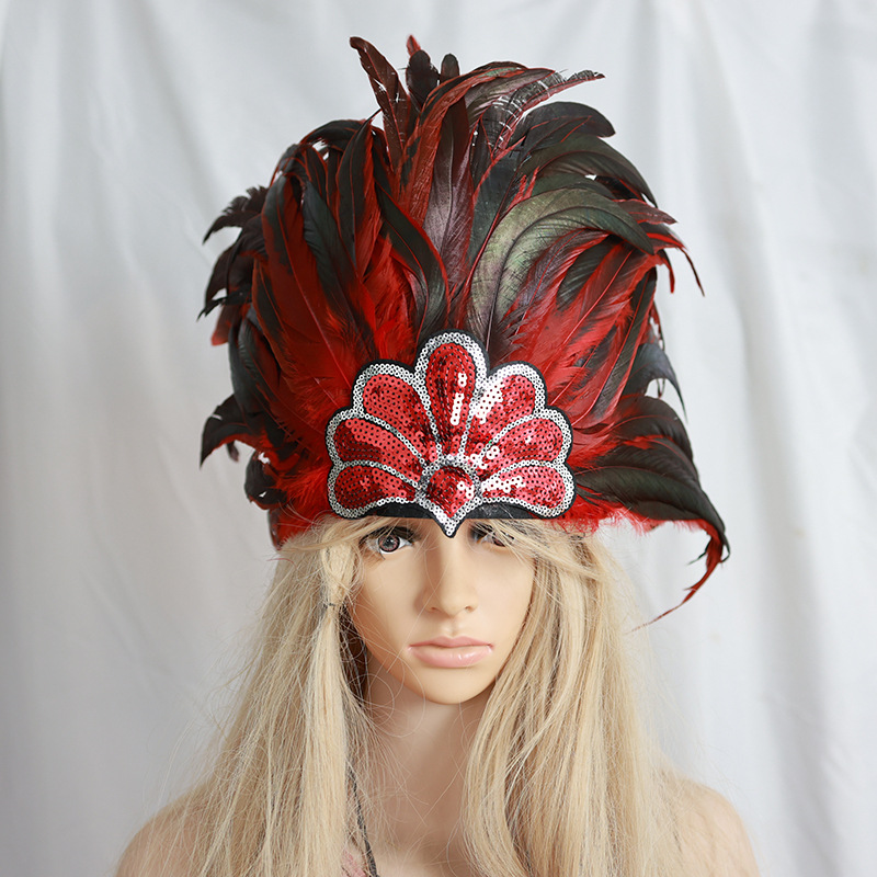Plumas rojas al por mayor boda jardín de infantes diy plumas hechas a mano pieles de pavo pendientes de plumas de ganso accesorios accesorios de ropa image 57