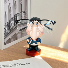 老师眼镜架摆件眼镜店装饰道具收纳展示架创意家用眼镜桌面摆设