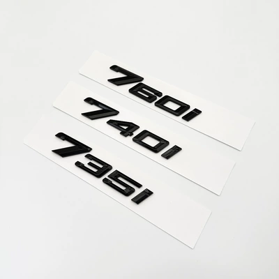 Car logo 7-series rear letter label