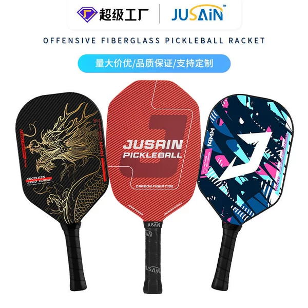 Jusain Pick Racket T700 Frosted Carbon Fiber pickleball Factory Outlet Match Type Pick Racket