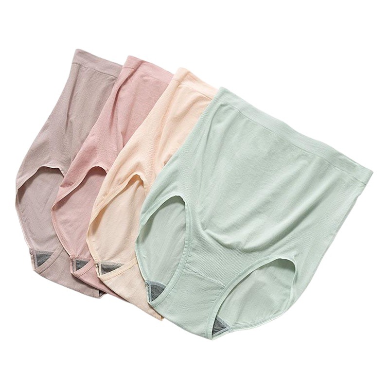 Fábrica al por mayor embarazo ropa interior grafeno medio embarazo vientre apoyo cintura alta ropa interior de maternidad