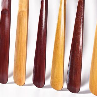 Household Shoehorn with Long Handle for the Elderly and Pregnant Women Without Bending over to Lift Shoes, Extended Shoe-Wearing High-End Solid Wood Lazy Shoehorn