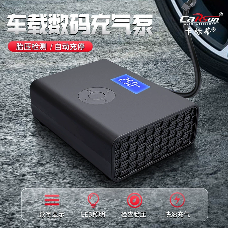 Автомобильный цифровой дисплей беспроводной многофункциональный воздушный насос автомобильный воздушный насос шина портативный воздушный насос электрический воздушный насос