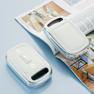 key cover t5 Crown Energy: Electric vehicle key cover shell - b-section-white