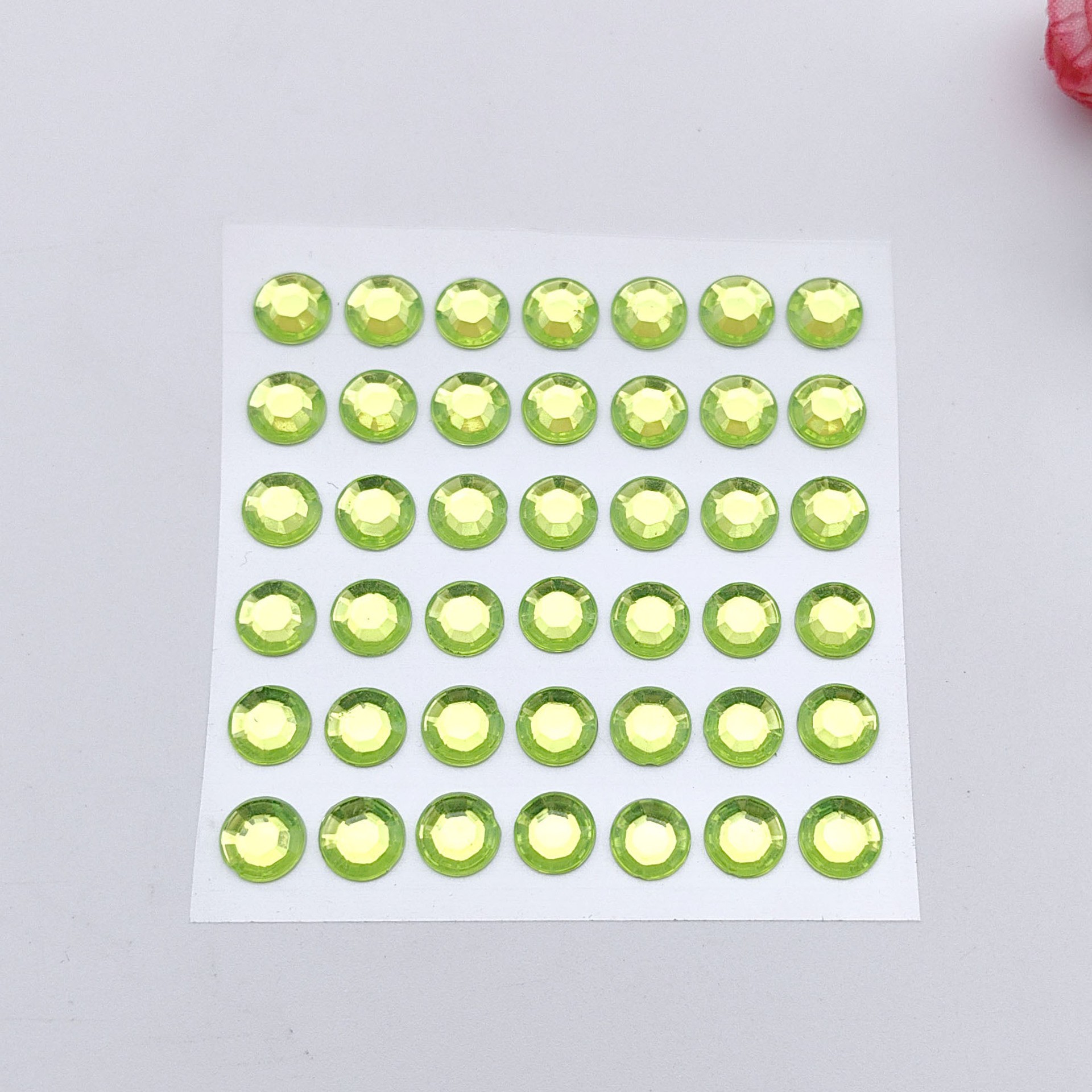 42 8MM 라운드 드릴-과일 그린