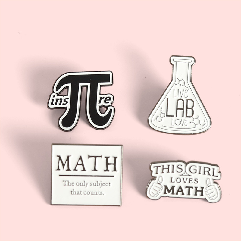 Geometric, Letter Pattern Fashion Pin Geometric Letter Alloy Plating Unisex Brooches