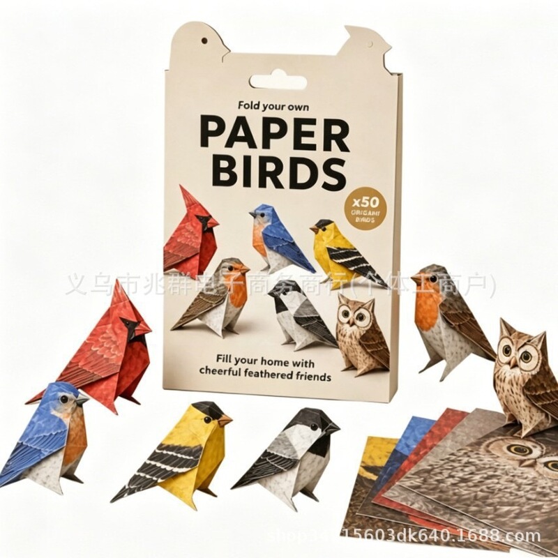 Cross-Border New Product Origami Kit DIY Handmade Folding Paper Animals Cat Dog Dinosaur Folding Paper Game Cross-Border New Product Origami Kit DIY Handmade Folding Paper Animals Cat Dog Dinosaur Folding Paper Game