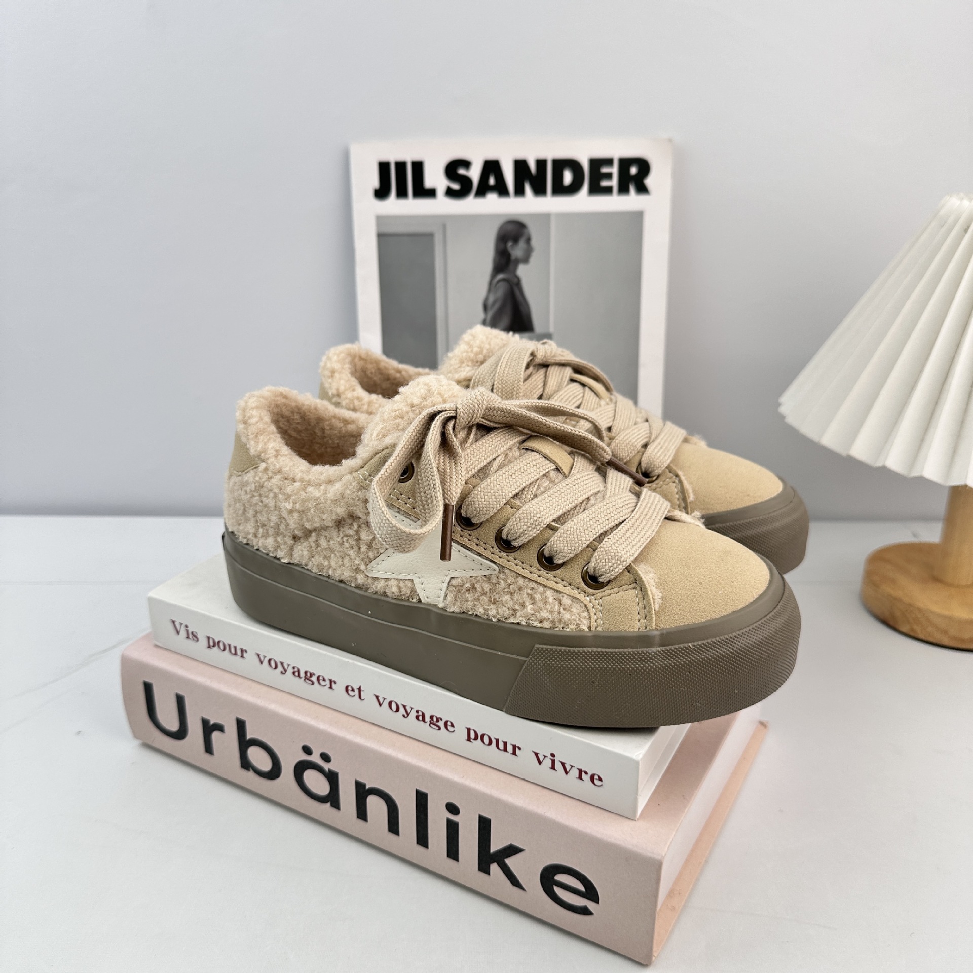 Yuanbo estudiantes lindos zapatos de lona calientes de ternero para mujeres 2025 invierno nuevo estilo coreano de zapatos de skate de ternero