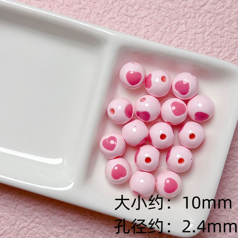 カード 10 アクリルペイントオイル滴下 2 色ラブビーズルースビーズ diy 手作りブレスレットネックレス素材ジュエリーアクセサリー|undefined