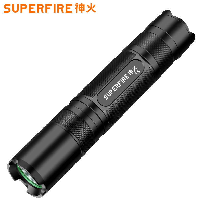 Genuine Superfire Shenhuo S5 Home Outdoor Small Strong Light Led Small Portable Rechargeable Mini Flashlight