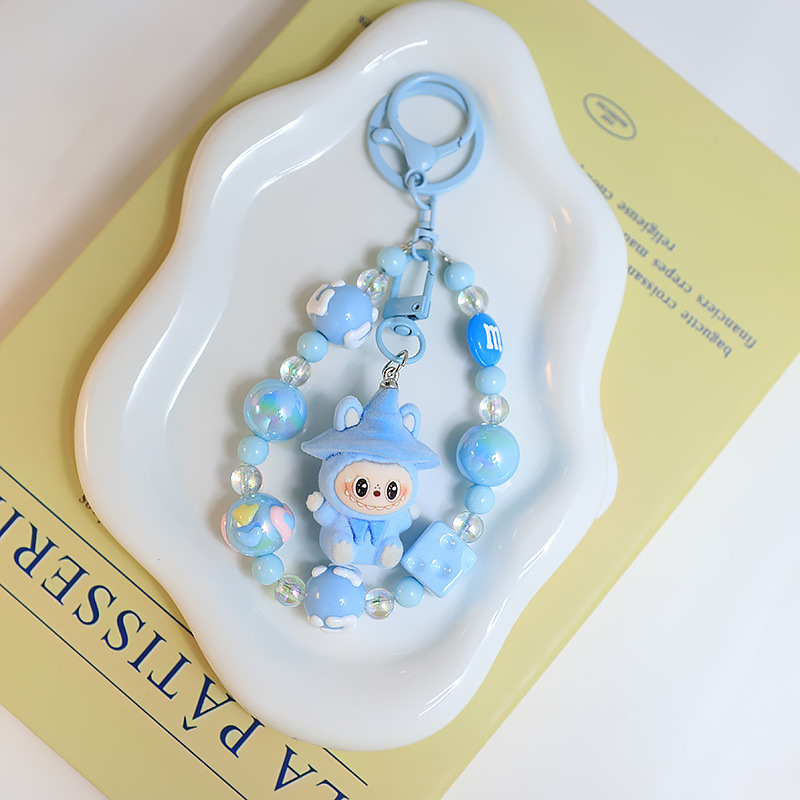 ネット赤クロスボーダー植毛魔法使いlabubuキーホルダー人形ストラップアニメ萌え粒バッグチェーンアクセサリー|undefined