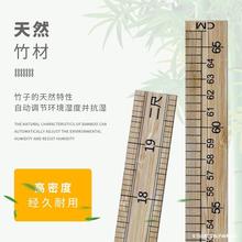 竹尺子米尺1米量衣市尺裁缝打版尺布匹一尺二尺家用直尺教学木尺