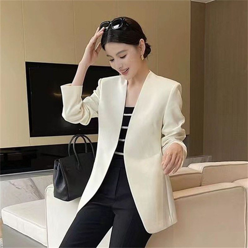 2026 New Style Women's Blazer Jacket for Spring and Autumn, Versatile Fashion Simple Multi-Color Women's Top 2026 New Style Women's Blazer Jacket for Spring and Autumn, Versatile Fashion Simple Multi-Color Women's Top