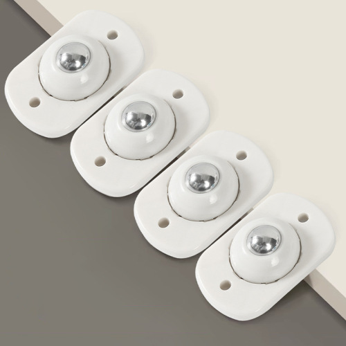 Insertable ball wheel swivel casters silent movable small wheels household hardware accessories wear-resistant load-bearing casters