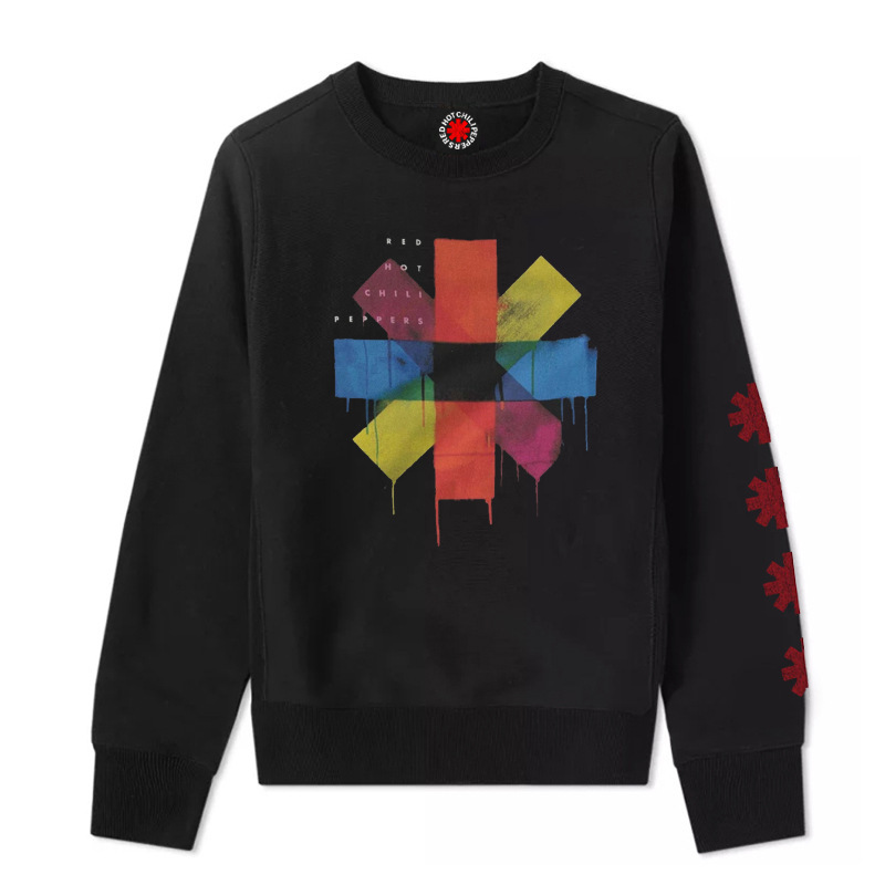 RED HOT CHILI PEPPERS RED PEPPERS Loose Long Sleeve Round Neck Loose Sweatshirt Winter Top RED HOT CHILI PEPPERS RED PEPPERS Loose Long Sleeve Round Neck Loose Sweatshirt Winter Top