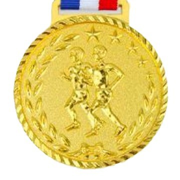 Nueva medalla colgante, medalla de metal, medalla de bronce, medalla deportiva, medalla con lámina de oro personalizada, medalla conmemorativa