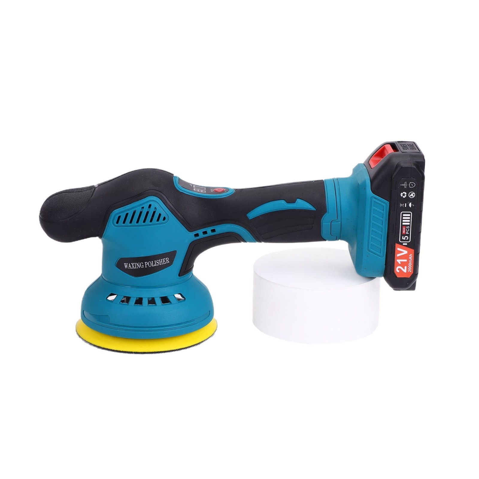 跨境专供锂电抛光机电动无线多功能手持式打蜡机打磨抛光一体机