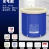 Inflatable 65x70-bathtub+bath salt+cushion+bath brush+petals