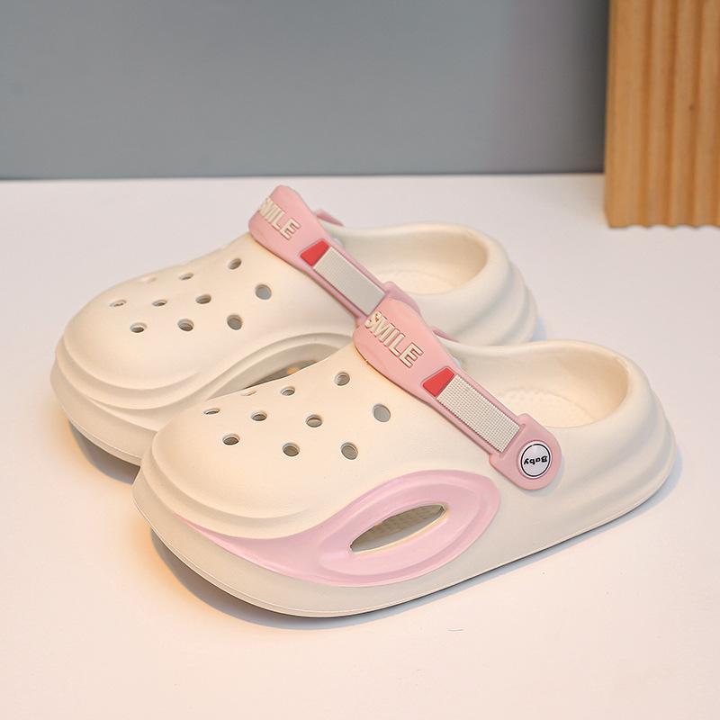 Platform Hole Shoes Men's Summer 2025 New Outdoor Outer Wear Non-slip Shit-on-Shed Beach Sandals for Children