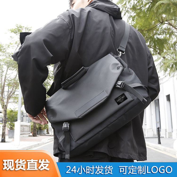 Casual Laptop Shoulder Computer Bag Double Shoulder Men's 16inch Shockproof Large Capacity Fashion Student Crossbody Bag Casual Laptop Shoulder Computer Bag Double Shoulder Men's 16inch Shockproof Large Capacity Fashion Student Crossbody Bag